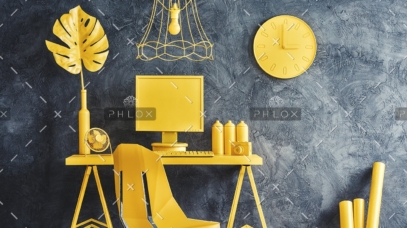 modern-yellow-workspace-interior-P6GN2J4