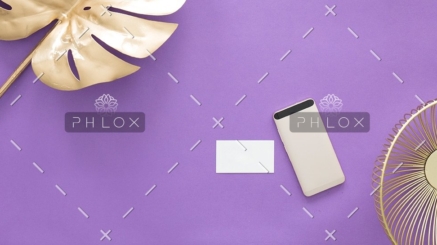 smartphone-on-ultra-violet-background-PJXPHRA